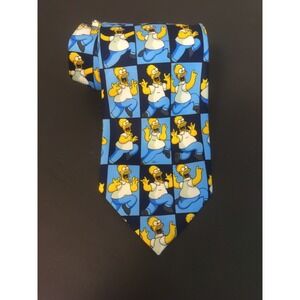 the simpsons matt Groening Homer Multi‎ Color Novelty 57" Tie